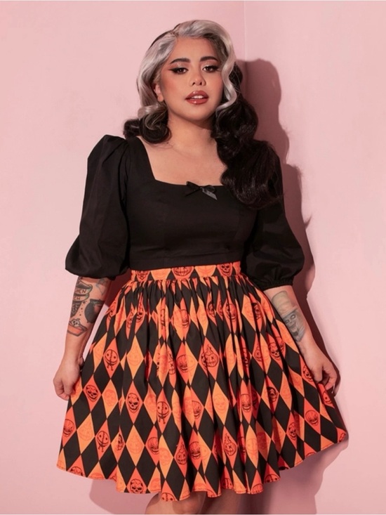 Vixen by Micheline Pitt Dresses & Skirts - Vixen by Micheline Pitt Trick R Treat Skater Skirt